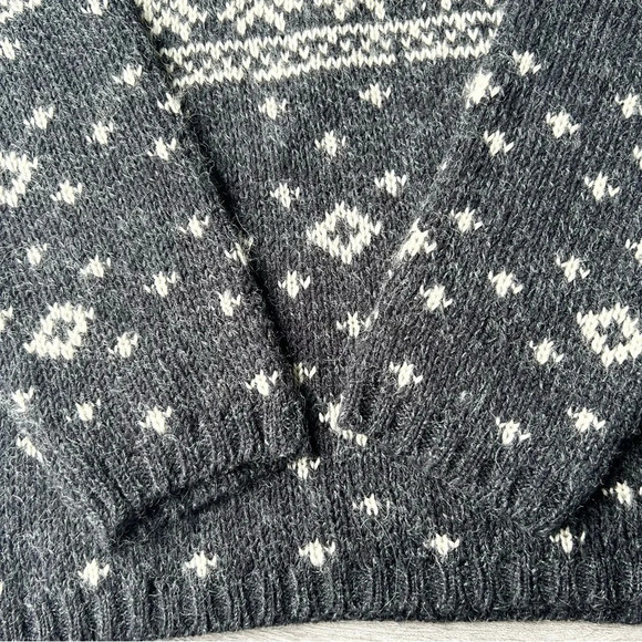 Vintage Christopher Rand Wool Blend Heavy Weight  Snowflake Sweater - Picture 7 of 14